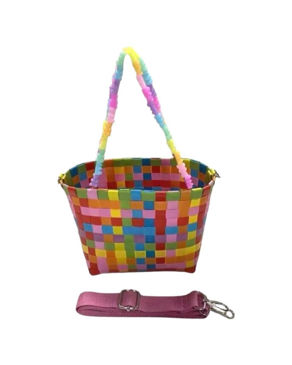 Pastel Straw Gummy Bear Bag - Twinkle Twinkle Little One