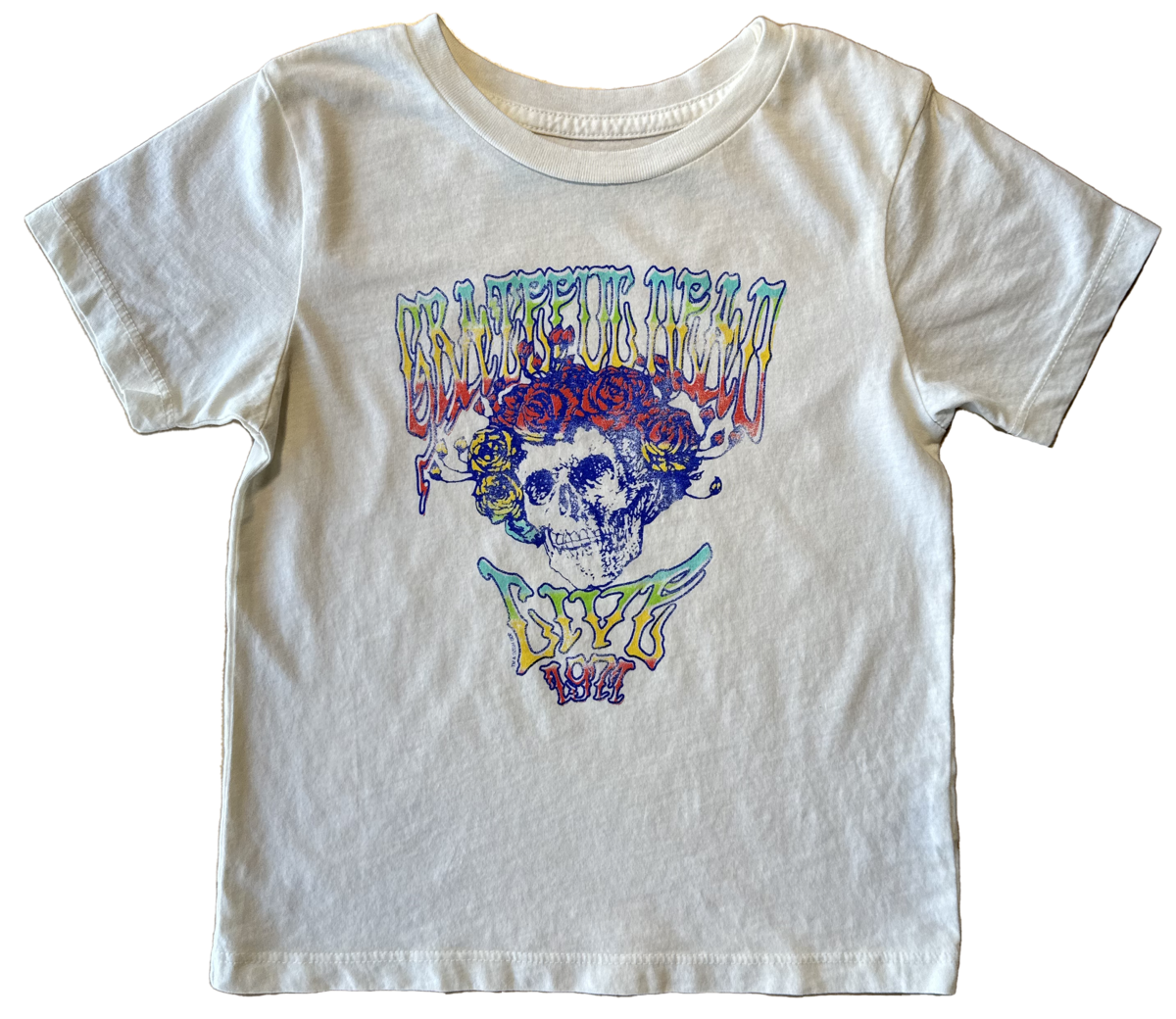Grateful Dead Short Sleeve Vintage White Tee - Twinkle Twinkle Little One
