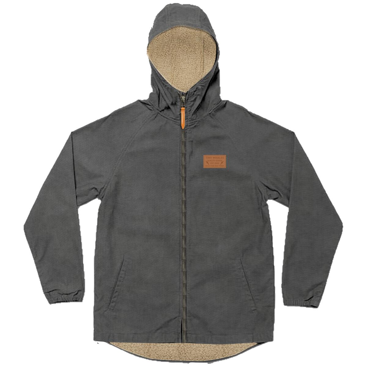 Tiny Whales Nomad Trench Jacket - Washed Black Denim - Twinkle Twinkle Little One