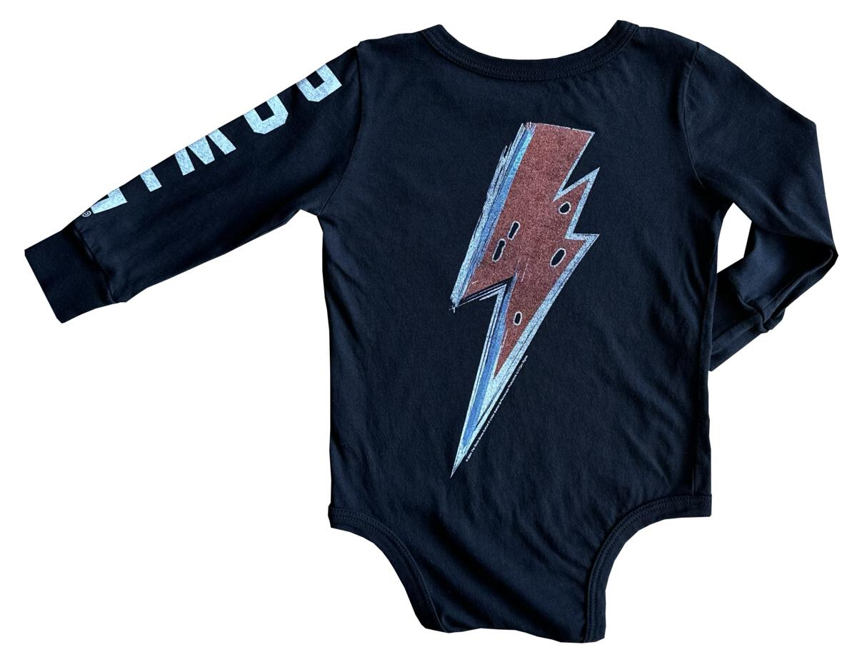 Bowie Bolt Long Sleeve Onesie - Twinkle Twinkle Little One