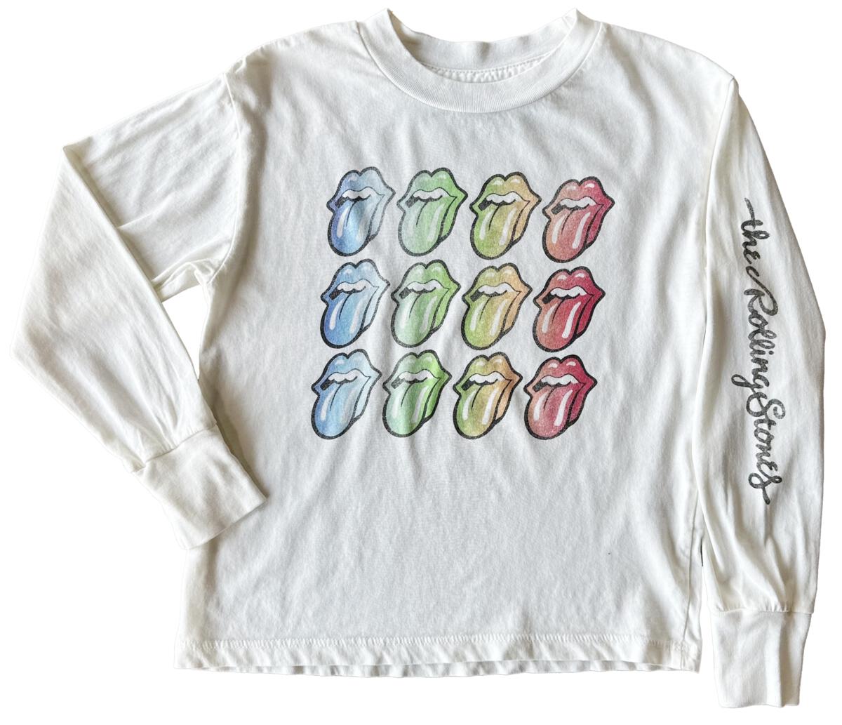Rolling Stones Tongues Long Sleeve Tee - Twinkle Twinkle Little One