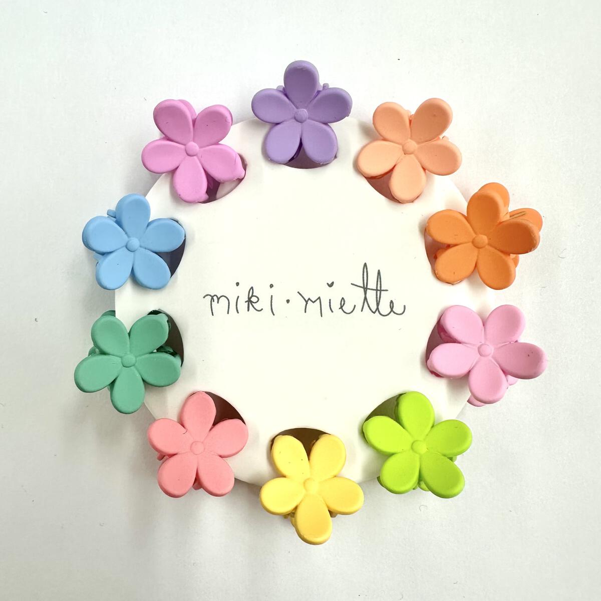 Flower Mini Claw 10 Piece Set - Twinkle Twinkle Little One
