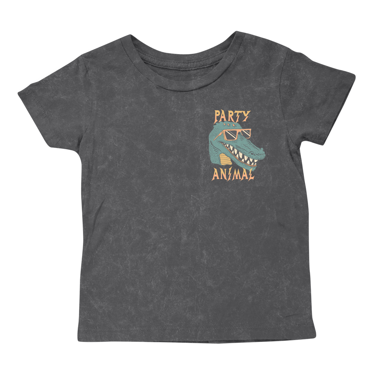 Tiny Whales Party Animal Tee - Mineral Black - Twinkle Twinkle Little One