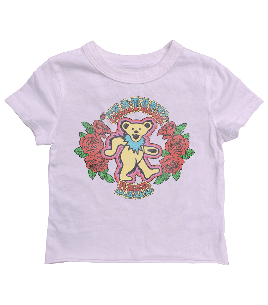 Grateful Dear Bear Fitted Tee - Preppy Pink - Twinkle Twinkle Little One