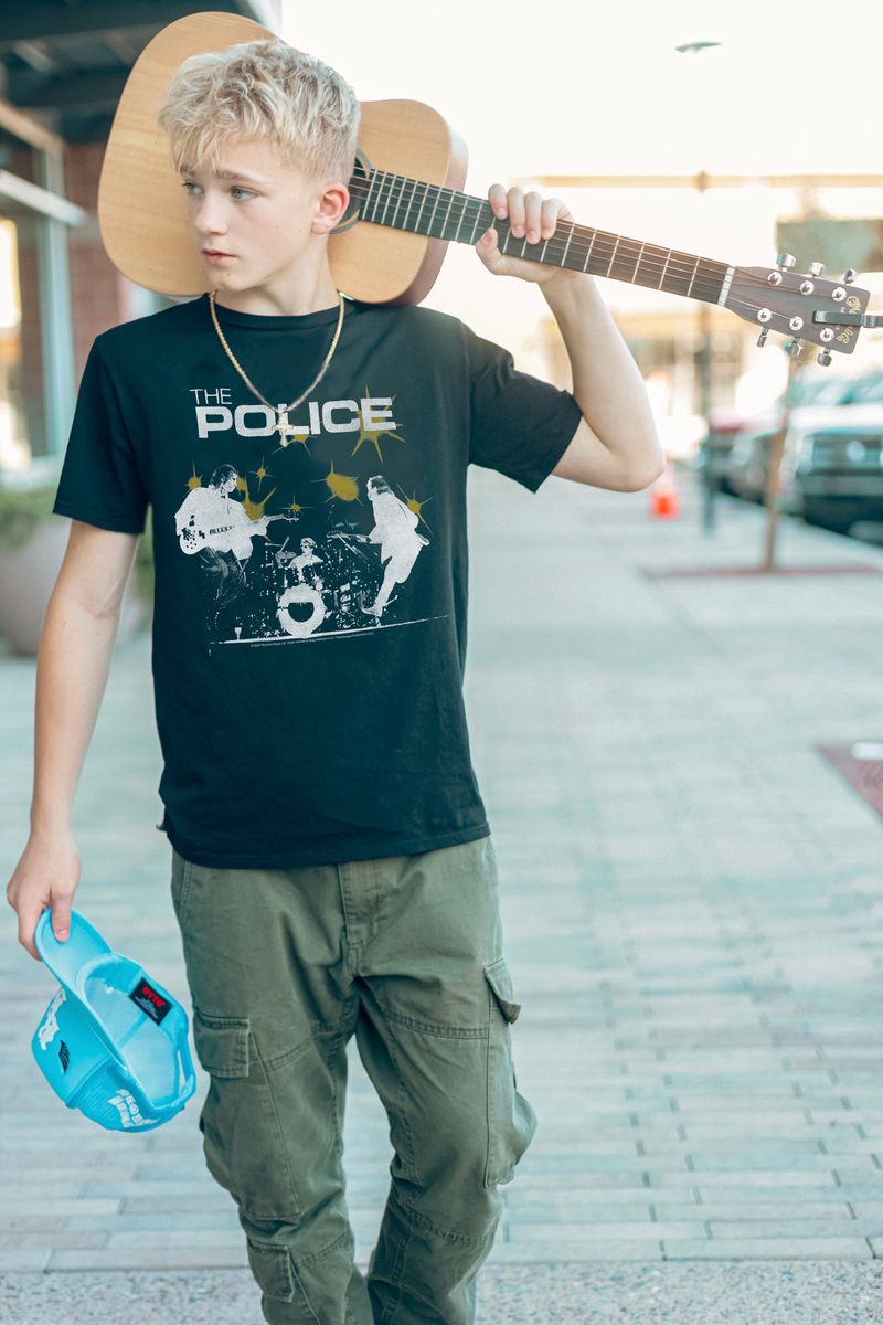 The Police Live Tee - Vintage Black - Twinkle Twinkle Little One