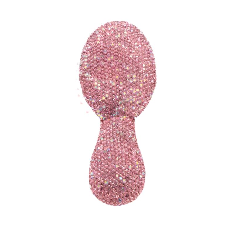 Small Crystallized Hair Brush - Pink - Twinkle Twinkle Little One