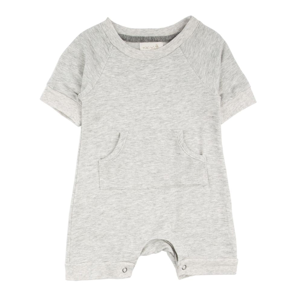 Henry Romper - Moon Grey - Twinkle Twinkle Little One