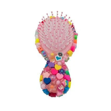 3D Charm Hair Brush - Pink - Twinkle Twinkle Little One