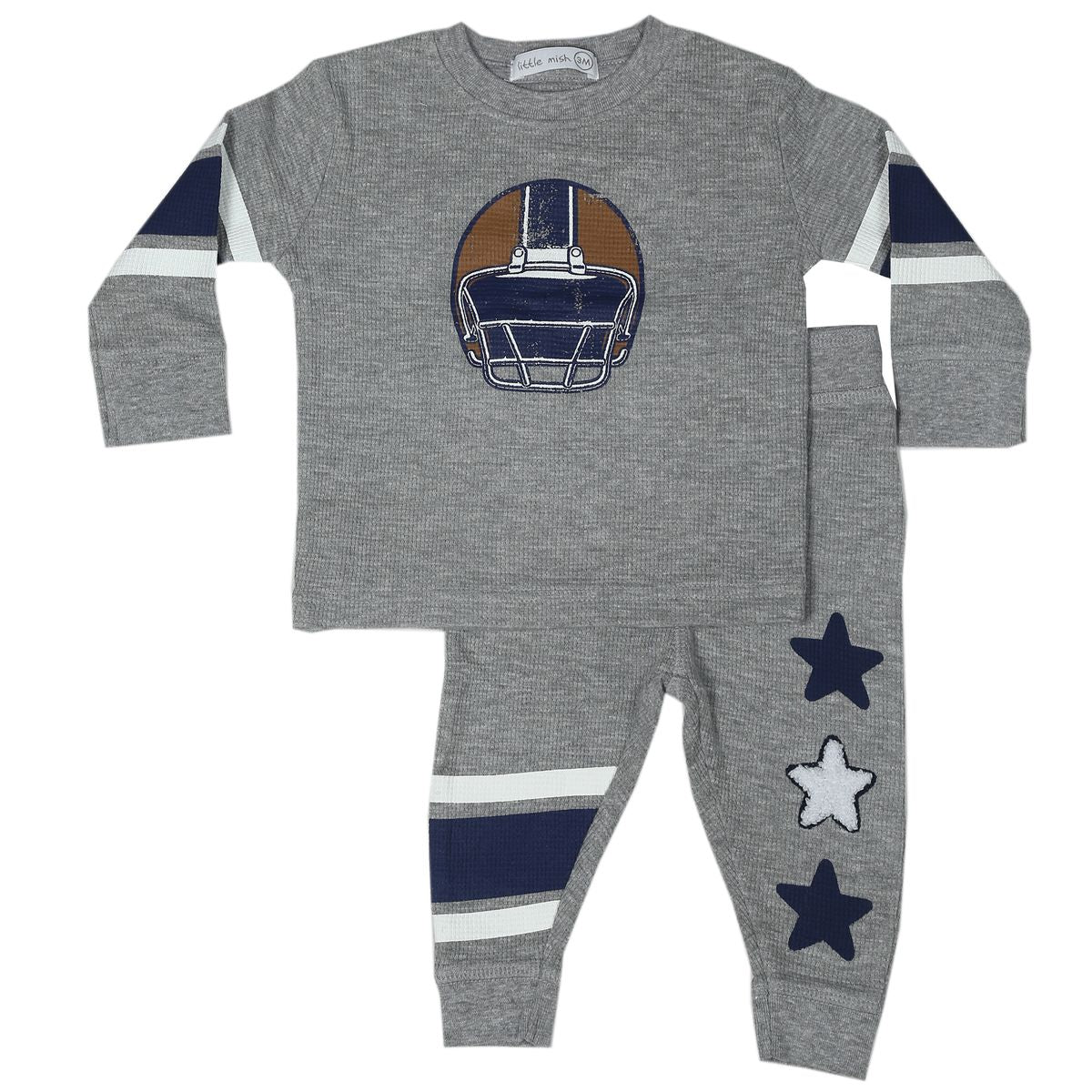 Heather Grey Champions Football Two Piece Set - Twinkle Twinkle Little One