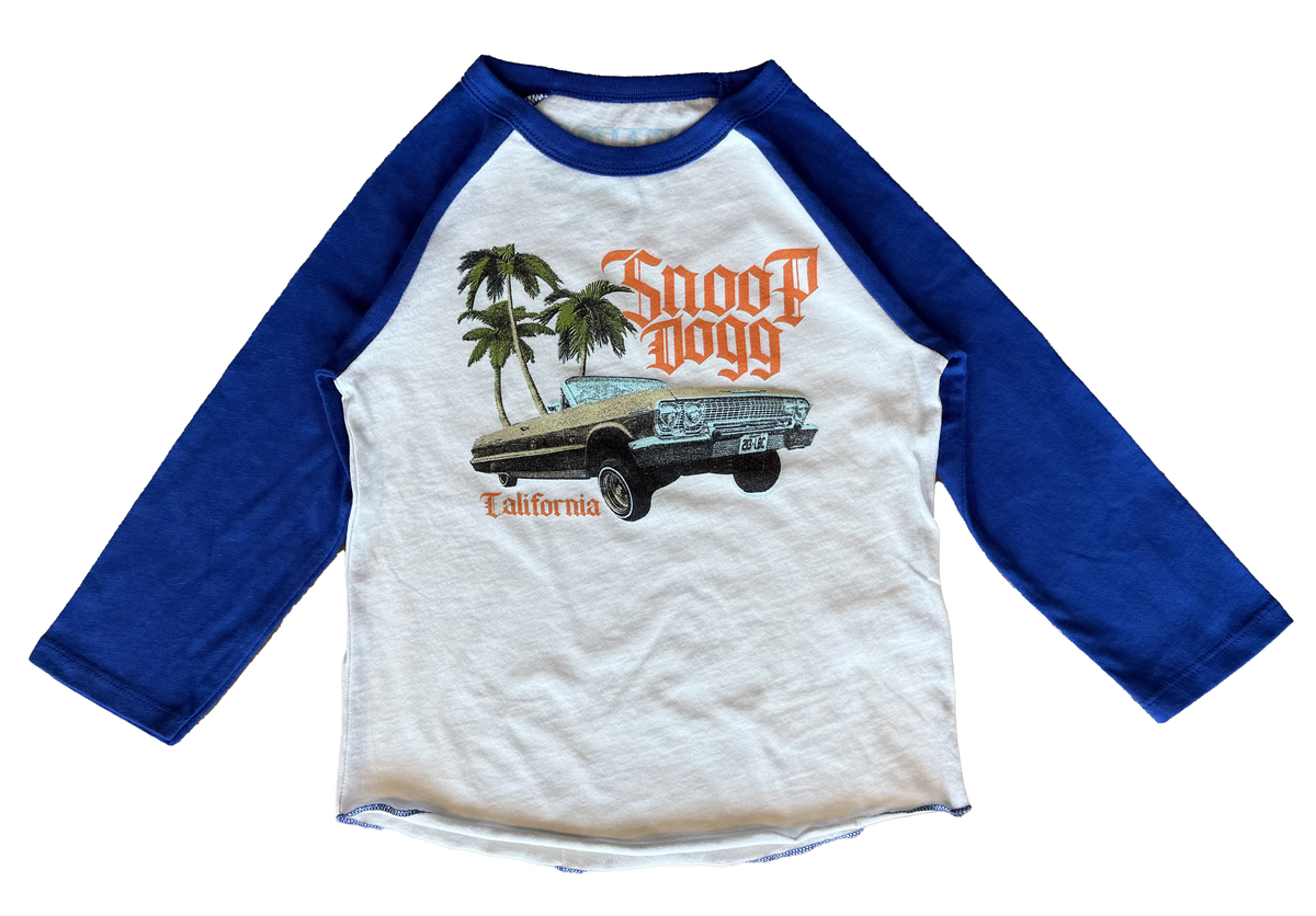 Snoop Dogg - White & Blue Cruiser Raglan