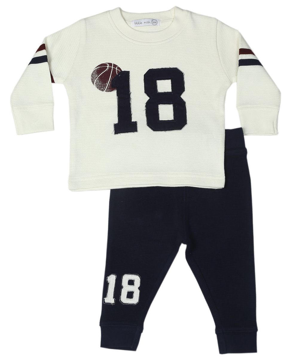 Sand Varsity Number Thermal Set