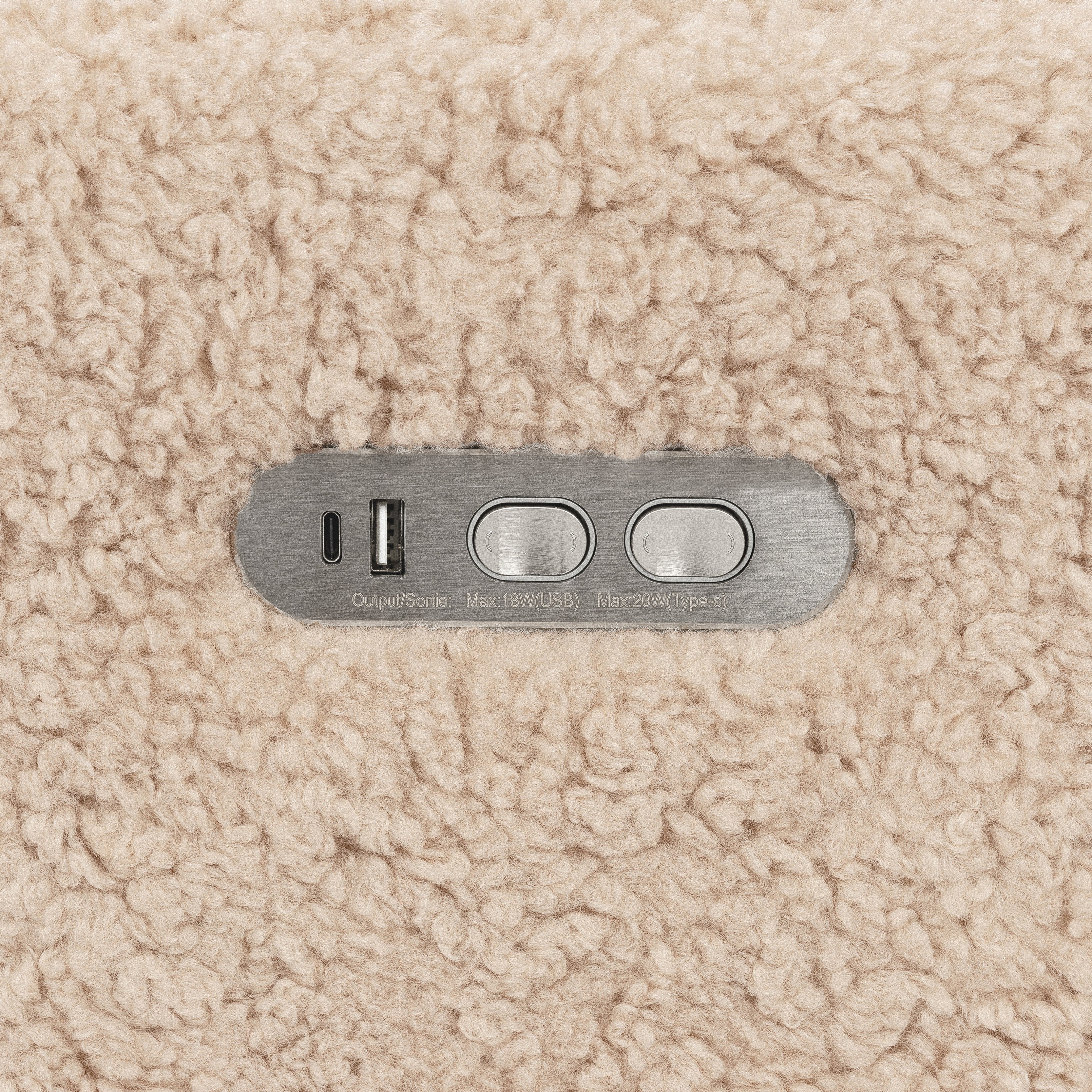 Babyletto Kiwi Plus Power Recliner and Swivel Glider with Power Adjustable Headrest and USB Port