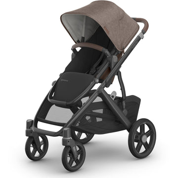 Buy owen-mocha-melange-carbon-frame-chestnut-leather UPPAbaby Vista V3 Stroller