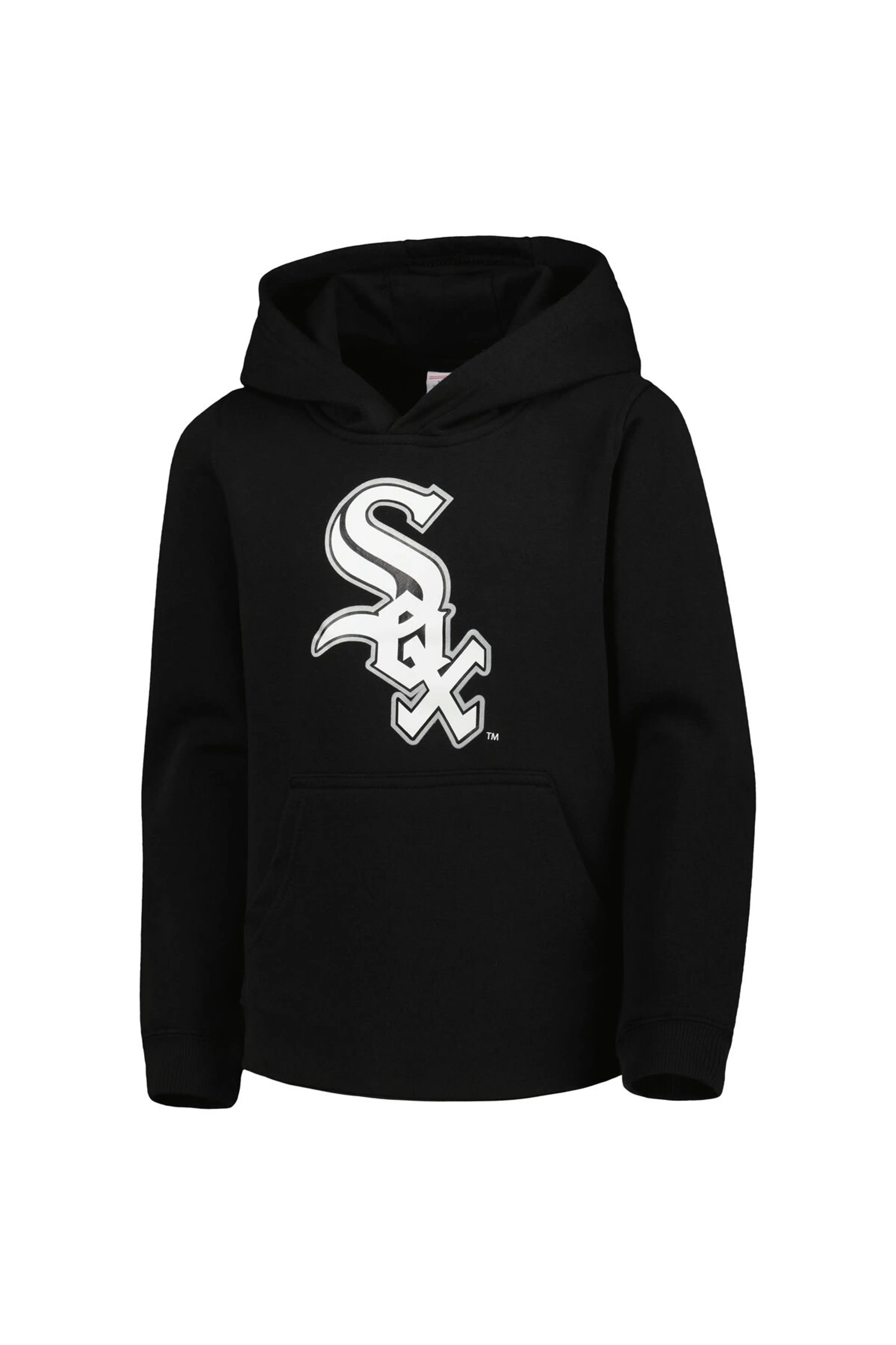 Black Chicago White Sox Team Primary Logo Pullover Hoodie