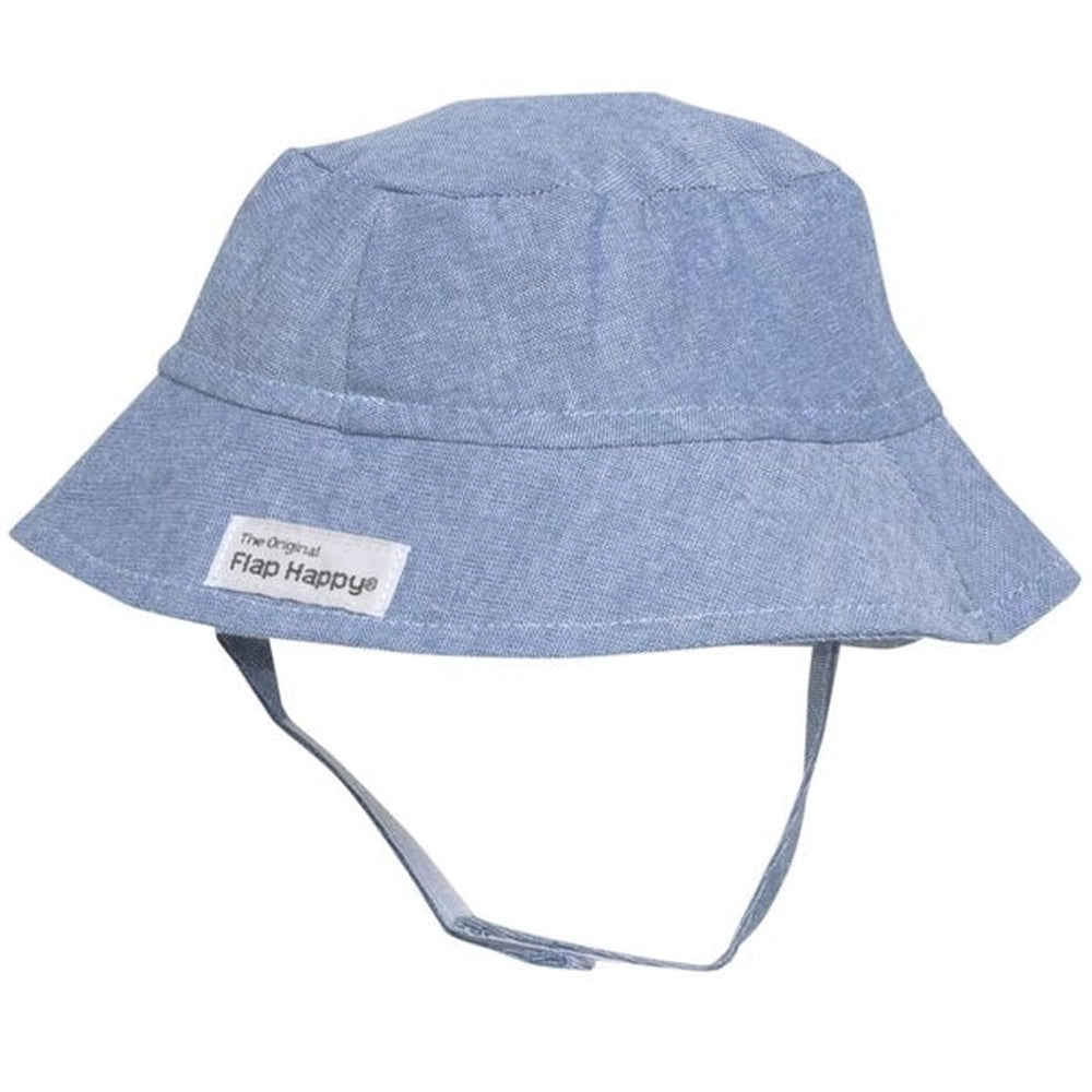 Chambray Kids UPF50+ Boys Bucket Sun Hat