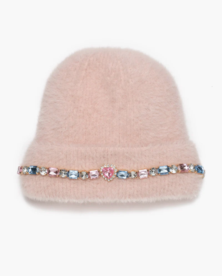 Cotton Candy Jeweled Beanie - Twinkle Twinkle Little One