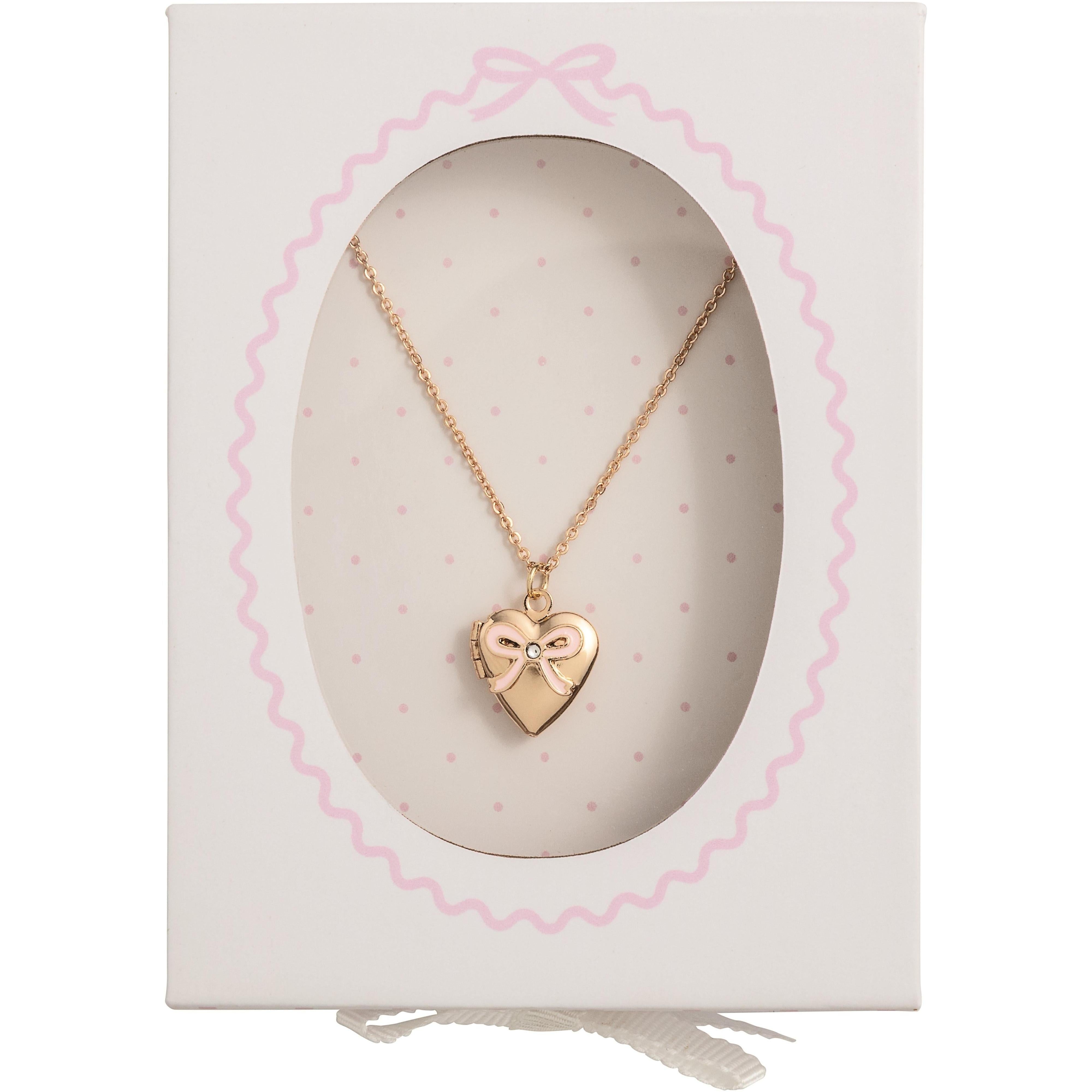 Bow Locket Necklace