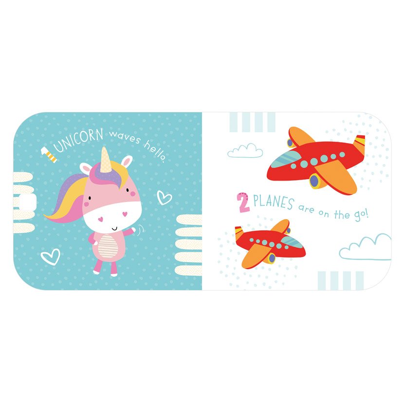 Sensory Snuggables Unicorn Puppet Soft Book