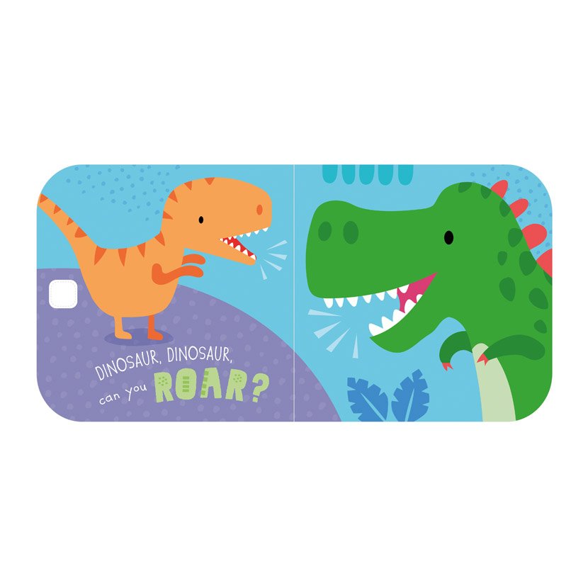 Sensory Snuggables Dinosaur Hand-Puppet Soft Book