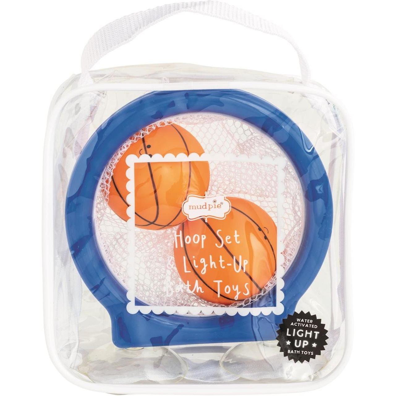 Basketball Hoop Set & Light-Up Bath Toy Set