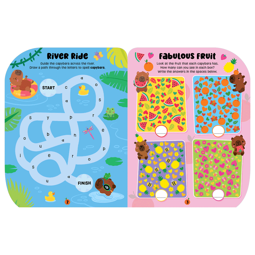 Capybara Club Activity Book