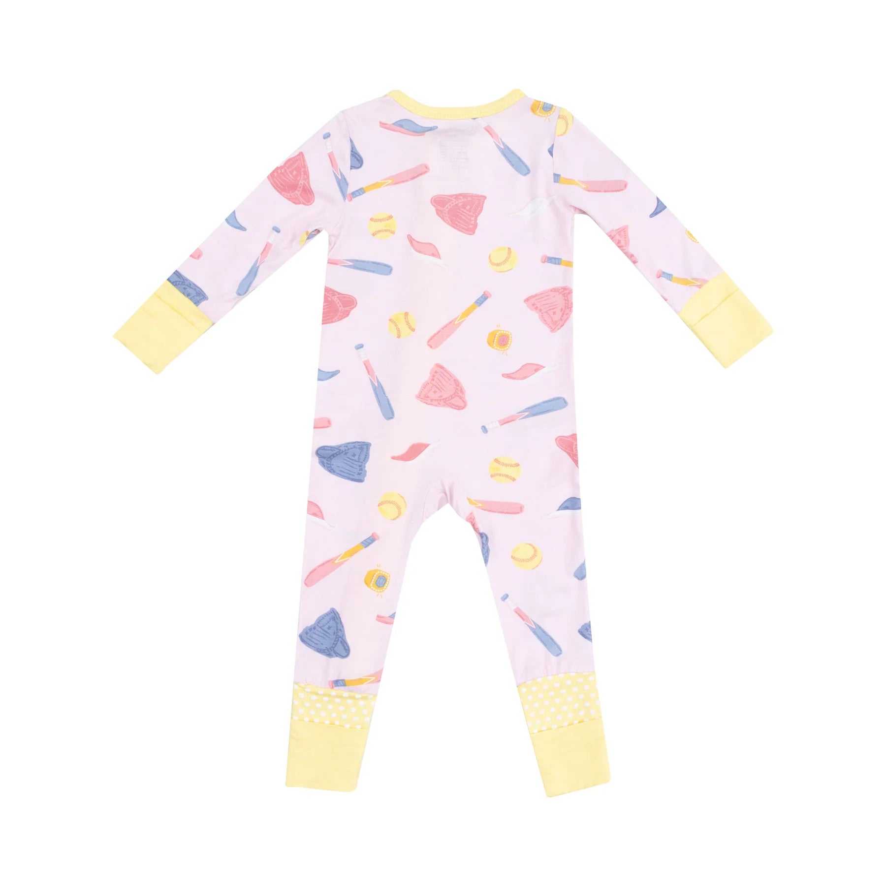 Softball 2 Way Zipper Romper - Twinkle Twinkle Little One