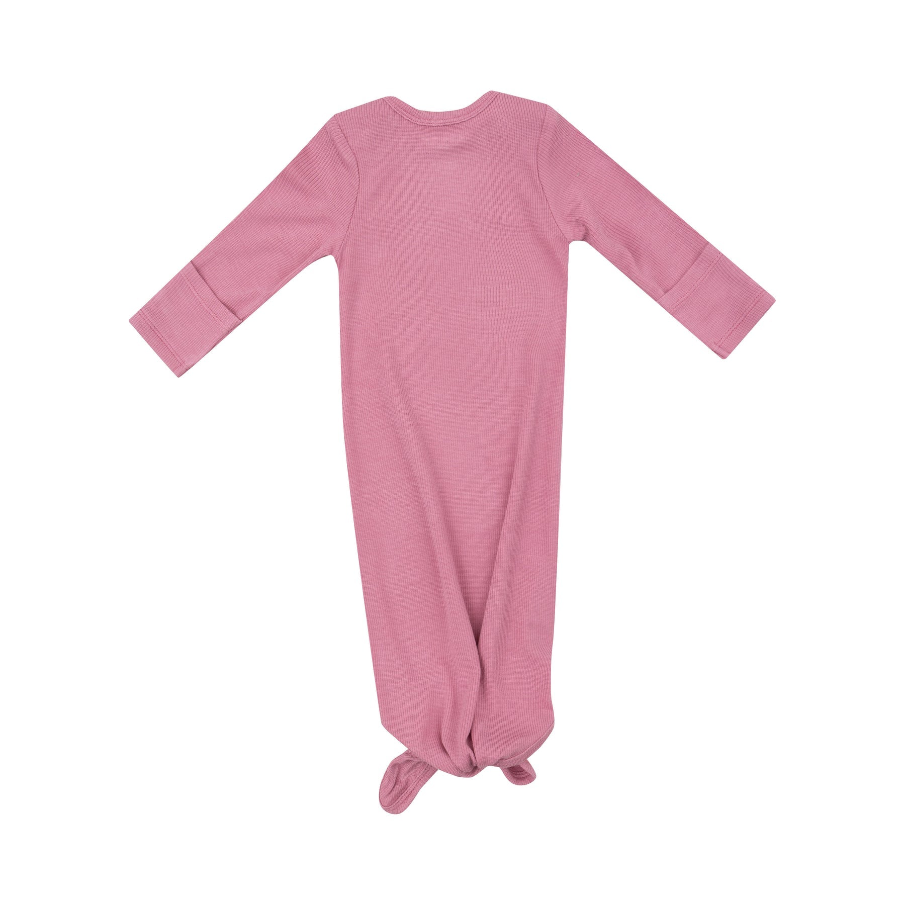 Ribbed Wild Rose Knotted Gown - Twinkle Twinkle Little One