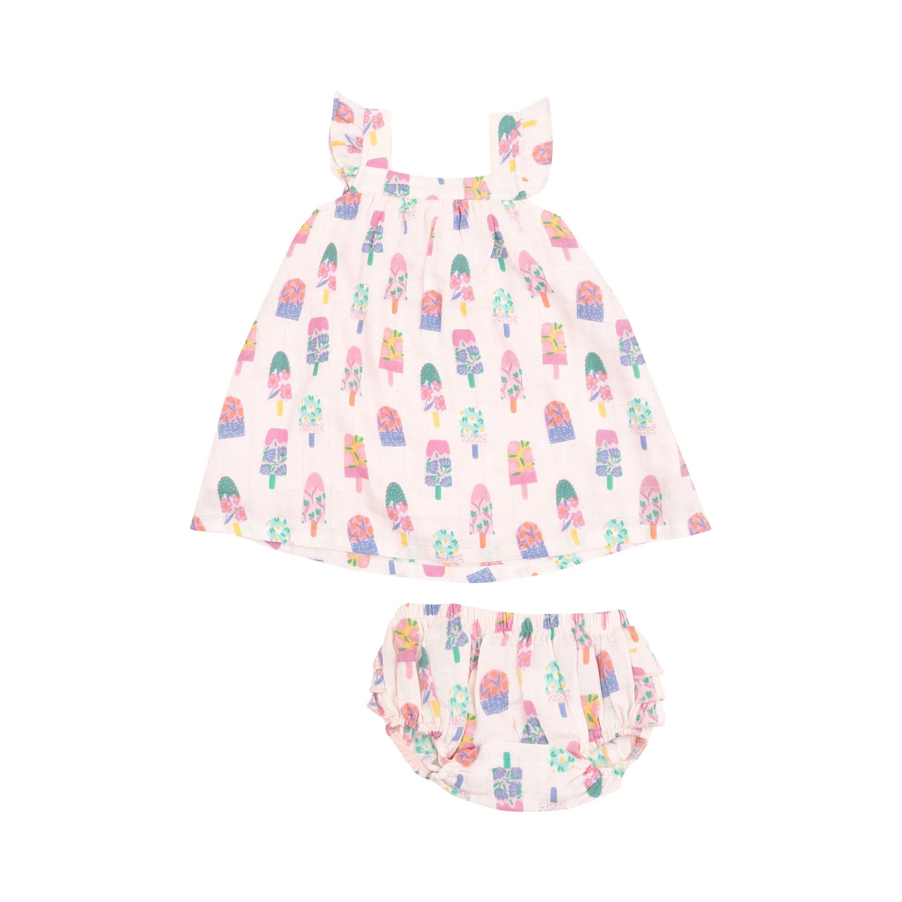 Floral Popsicles Sundress & Diaper Cover - Twinkle Twinkle Little One