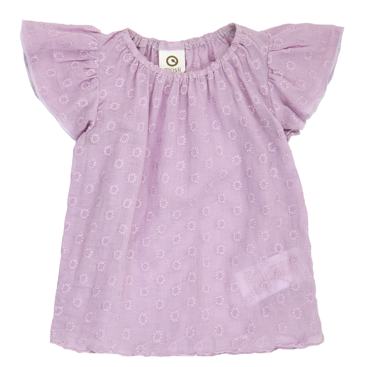 Daisy Frill Flutter Sleeve Top & Bloomer Set - Dream Eyelet