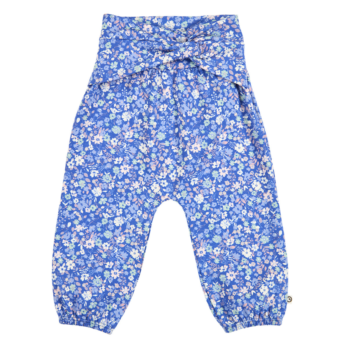 Rib Frill Short Sleeve Onesie & Primrose Knot Pant Set