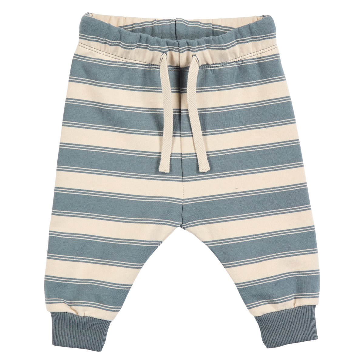Stripe Sweat Set - Oak/Stormy Blue - Twinkle Twinkle Little One