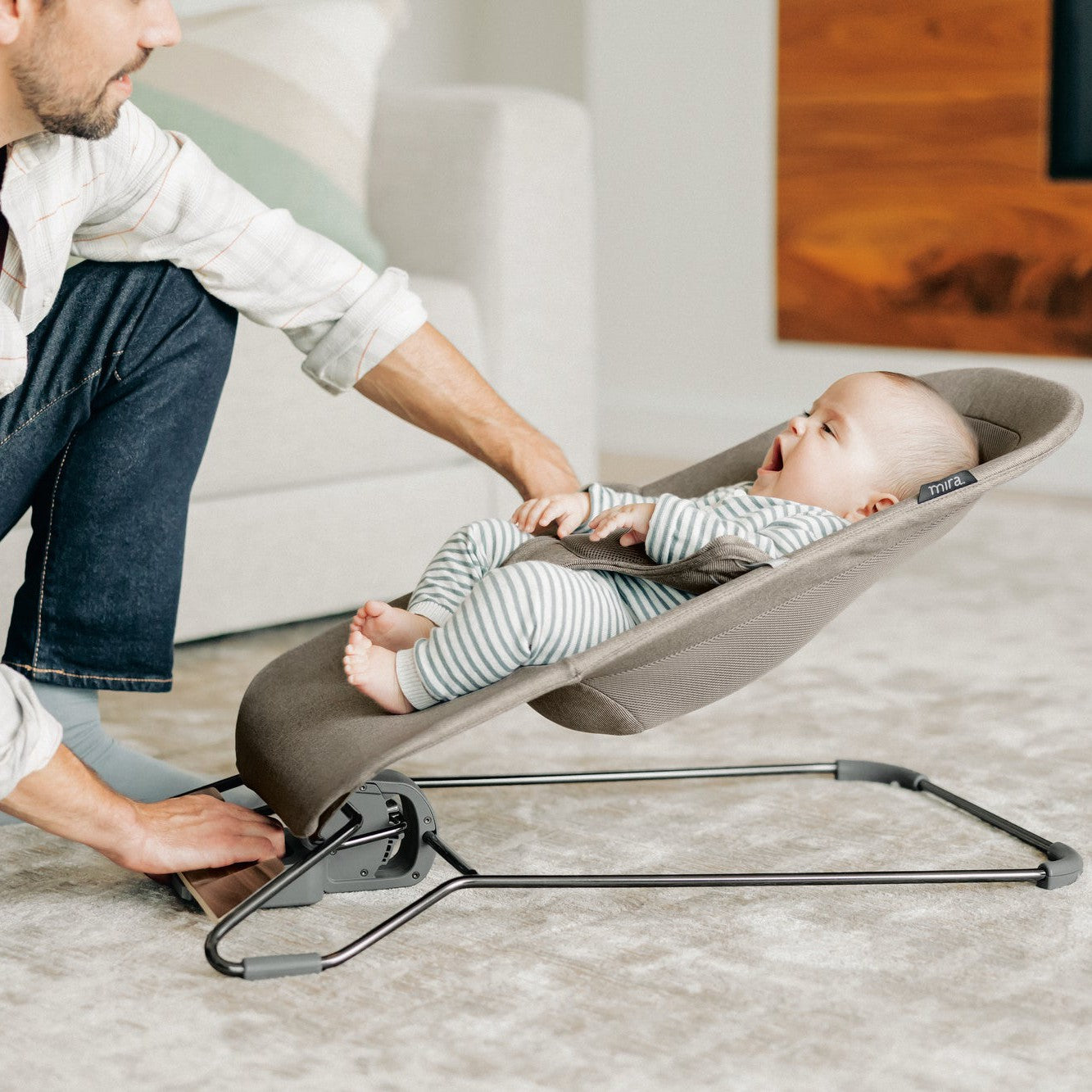 UPPAbaby Mira 2-in-1 Bouncer & Seat - Twinkle Twinkle Little One