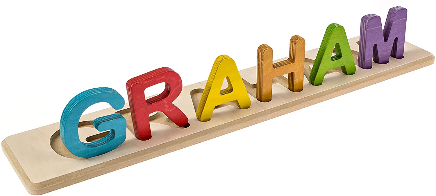 Custom Personalized Wooden Name Puzzle - Made in the USA! - Twinkle Twinkle Little One