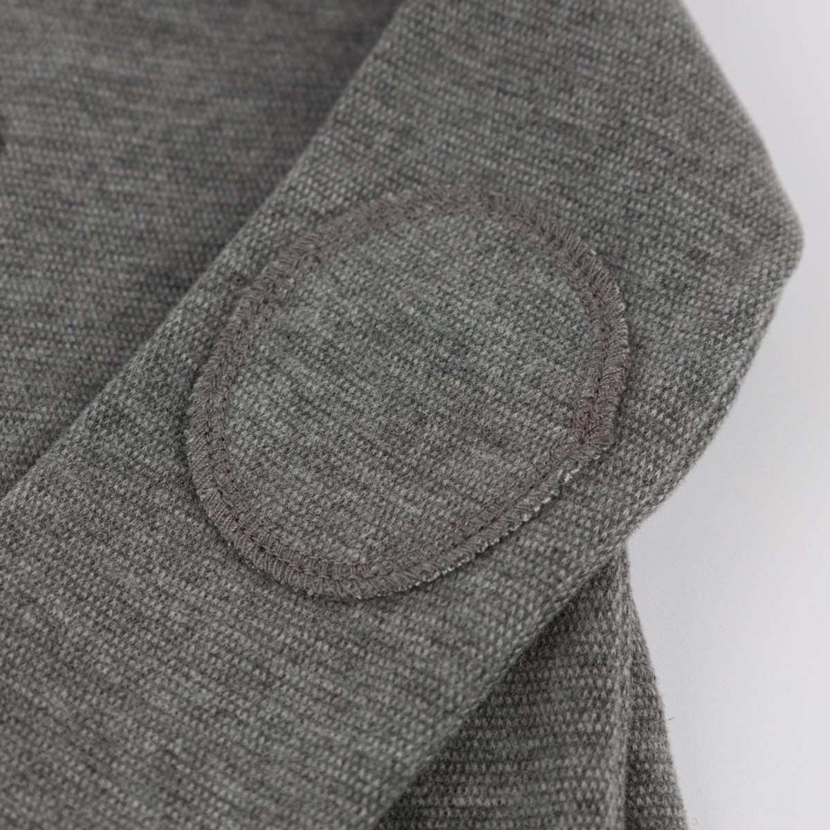Mini Honeycomb Elbow Patch Henley 2 Pc Set - Charcoal - Twinkle Twinkle Little One