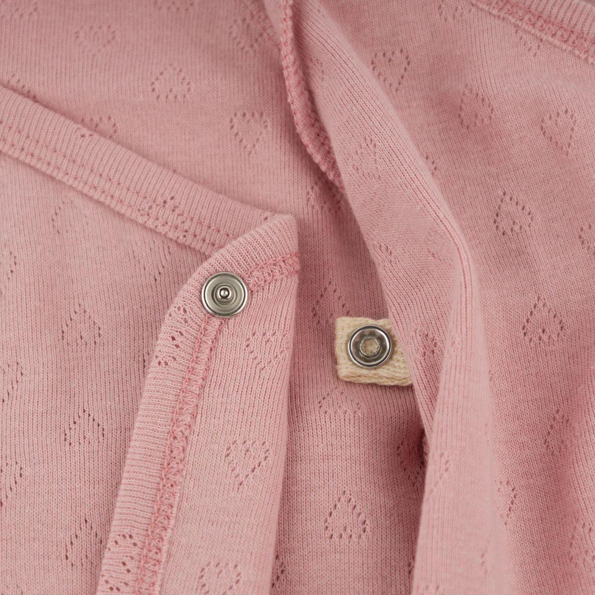 Pointelle Kimono Set - Hearts - Blush - Twinkle Twinkle Little One