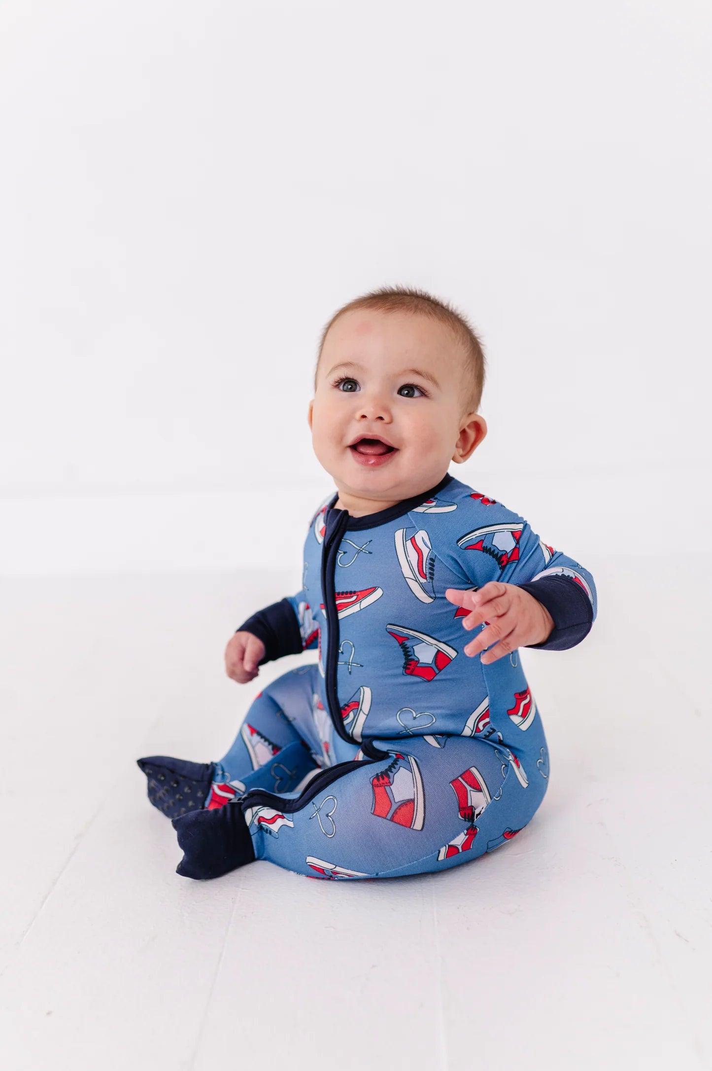 Sneaker Sweethearts Convertible Footies