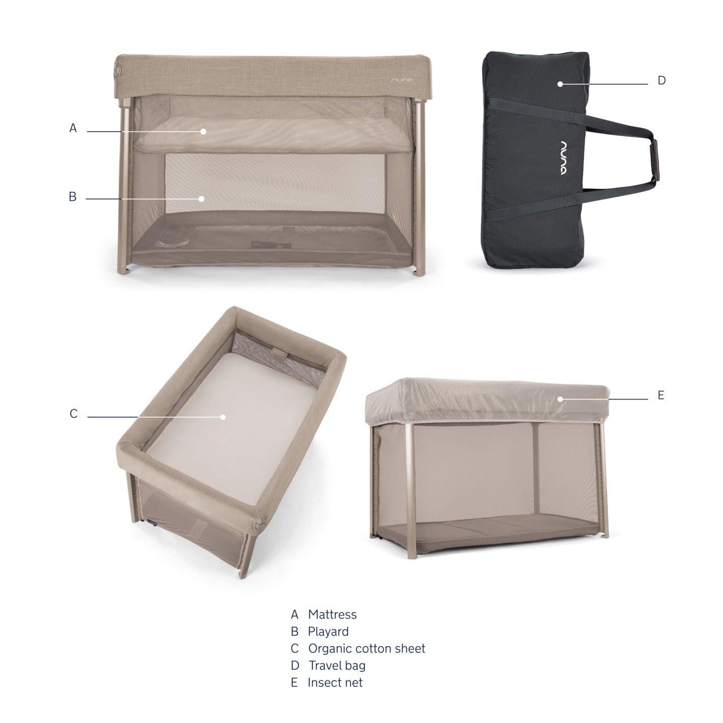 Nuna PAAL Playard + Bassinet - Twinkle Twinkle Little One