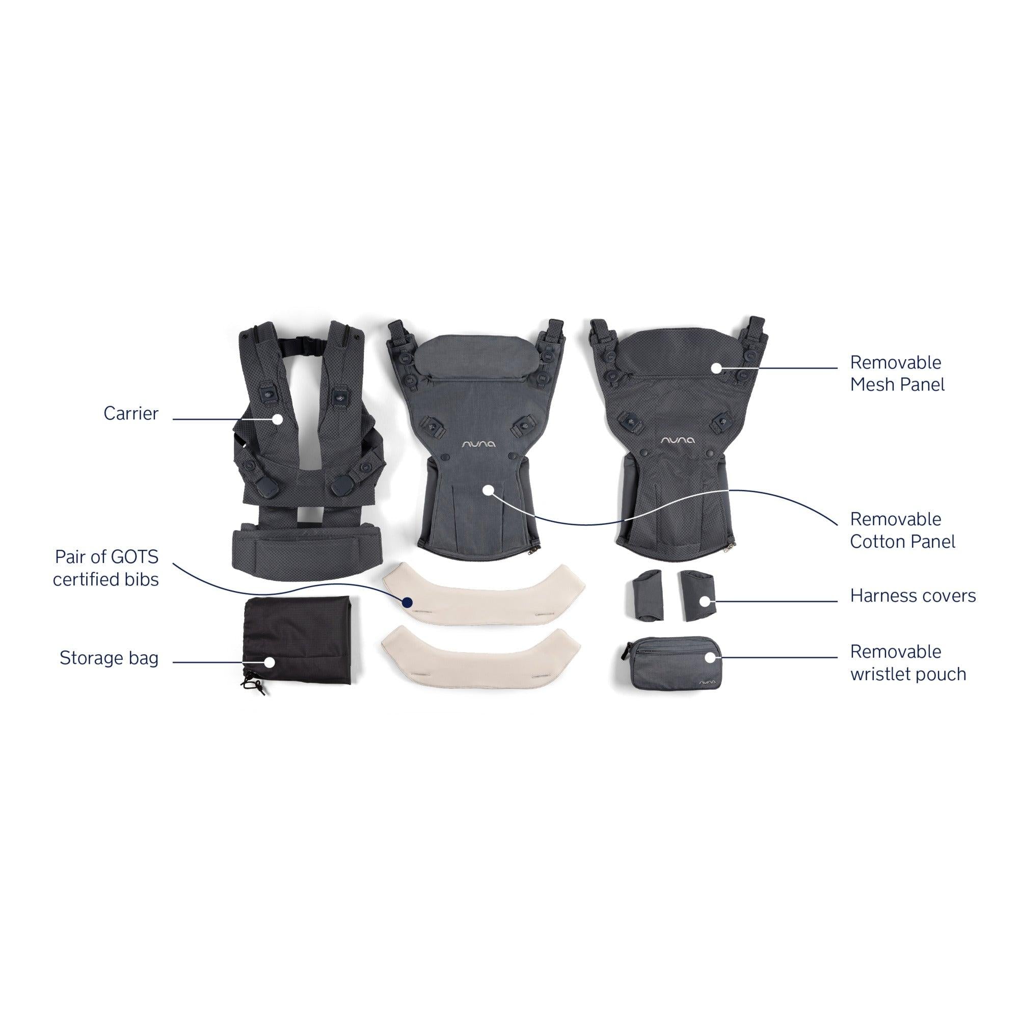 Nuna CUDL Deux Baby Carrier - Twinkle Twinkle Little One