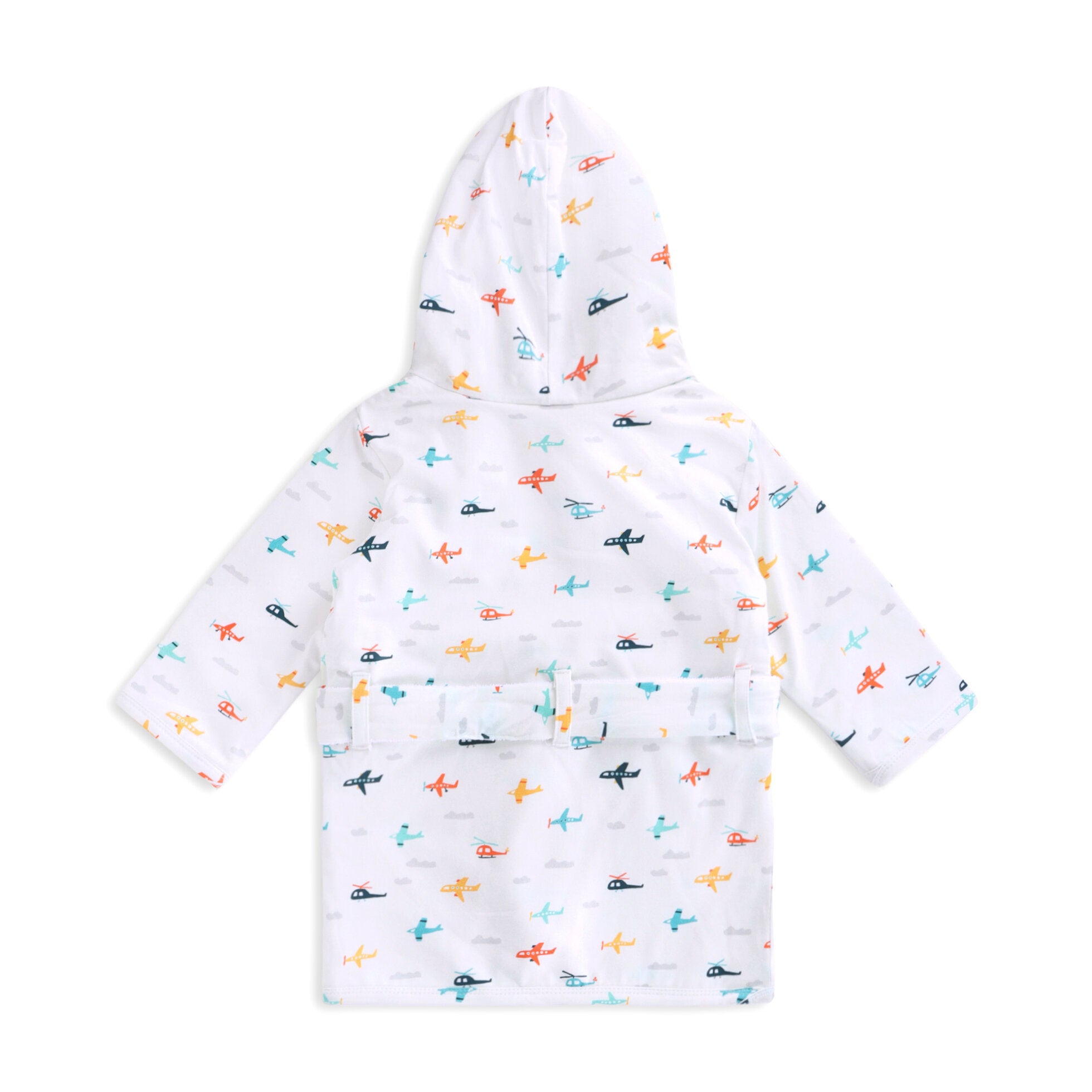Planes Baby Hooded Organic Jersey Bathrobe
