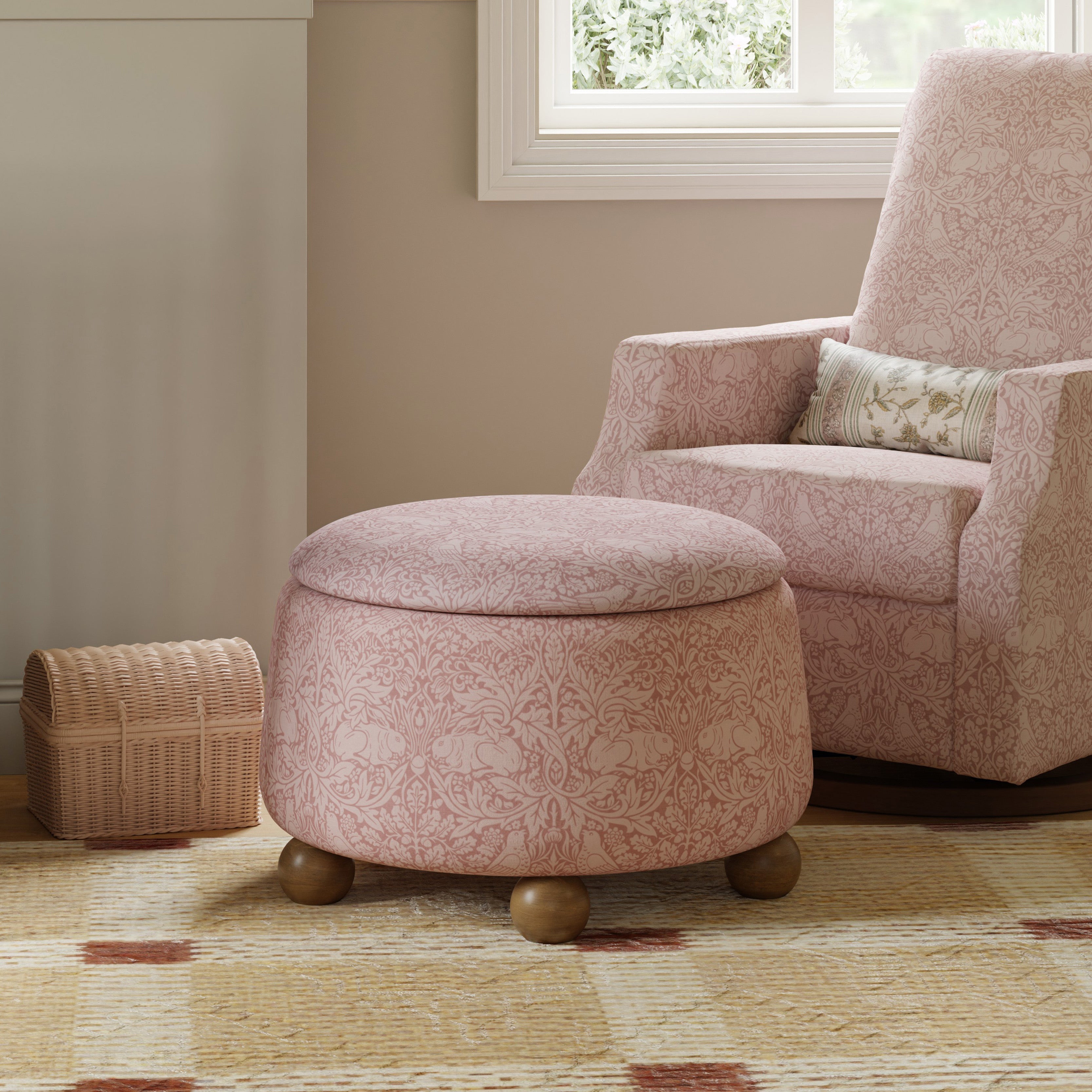 Morris & Co. x Namesake Tuffet Storage Ottoman