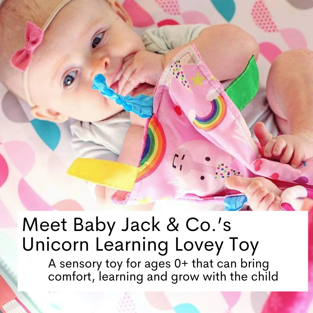 Unicorn and Rainbows Crinkle Sensory Toy
