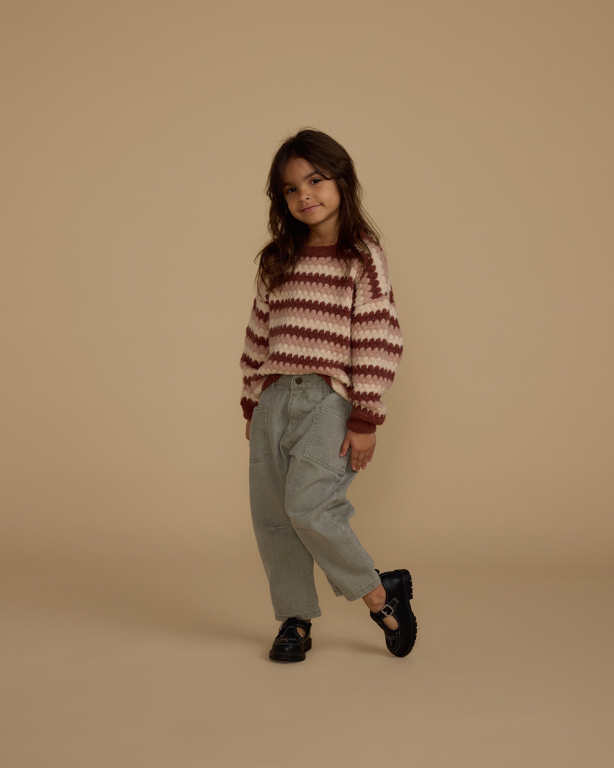 Rylee + Cru Aspen Sweater - Multi Stripe - Twinkle Twinkle Little One