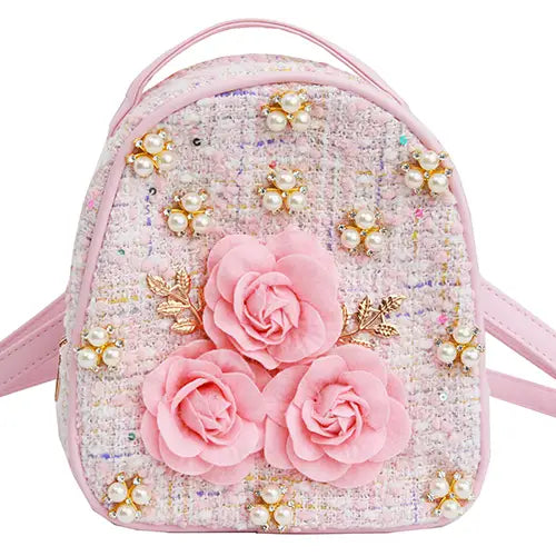 Rose Tweed Backpack – Twinkle Twinkle Little One Rose Tweed Backpack – Twinkle Twinkle Little One