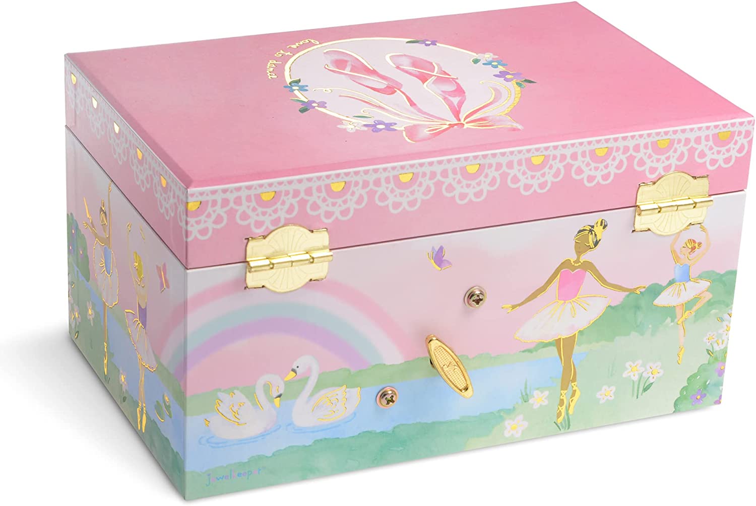 Rainbow Ballerina 1 Drawer Musical Jewelry Box & Jewelry Set - Twinkle Twinkle Little One