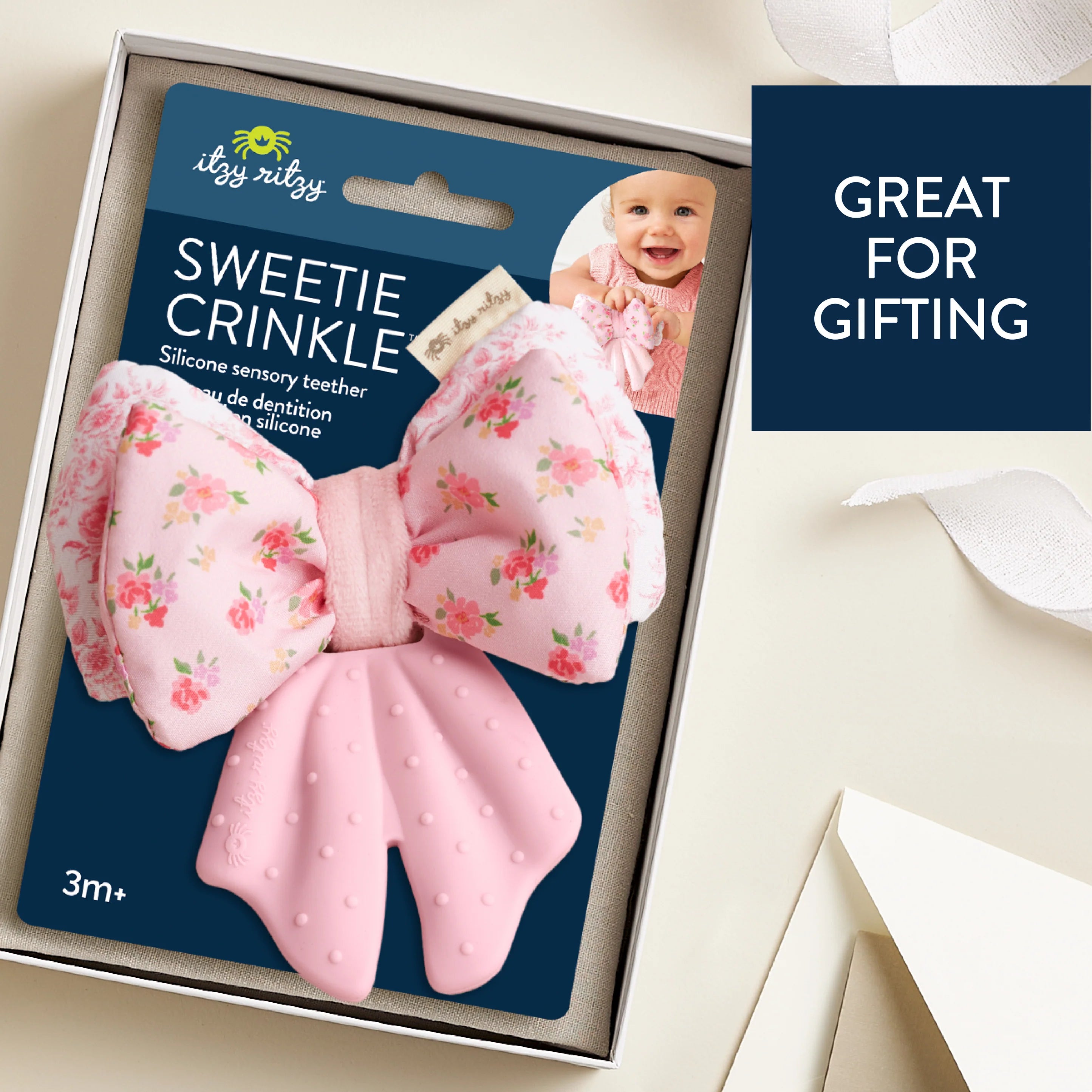 Sweetie Crinkle™ Sensory Teether - Twinkle Twinkle Little One