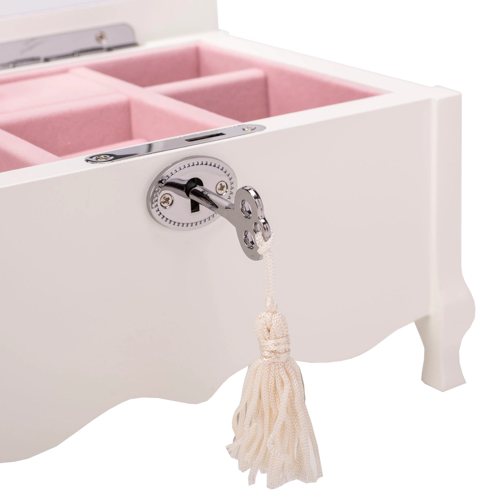 Classic Ballerina Musical Jewelry Box with Key – Swan Lake