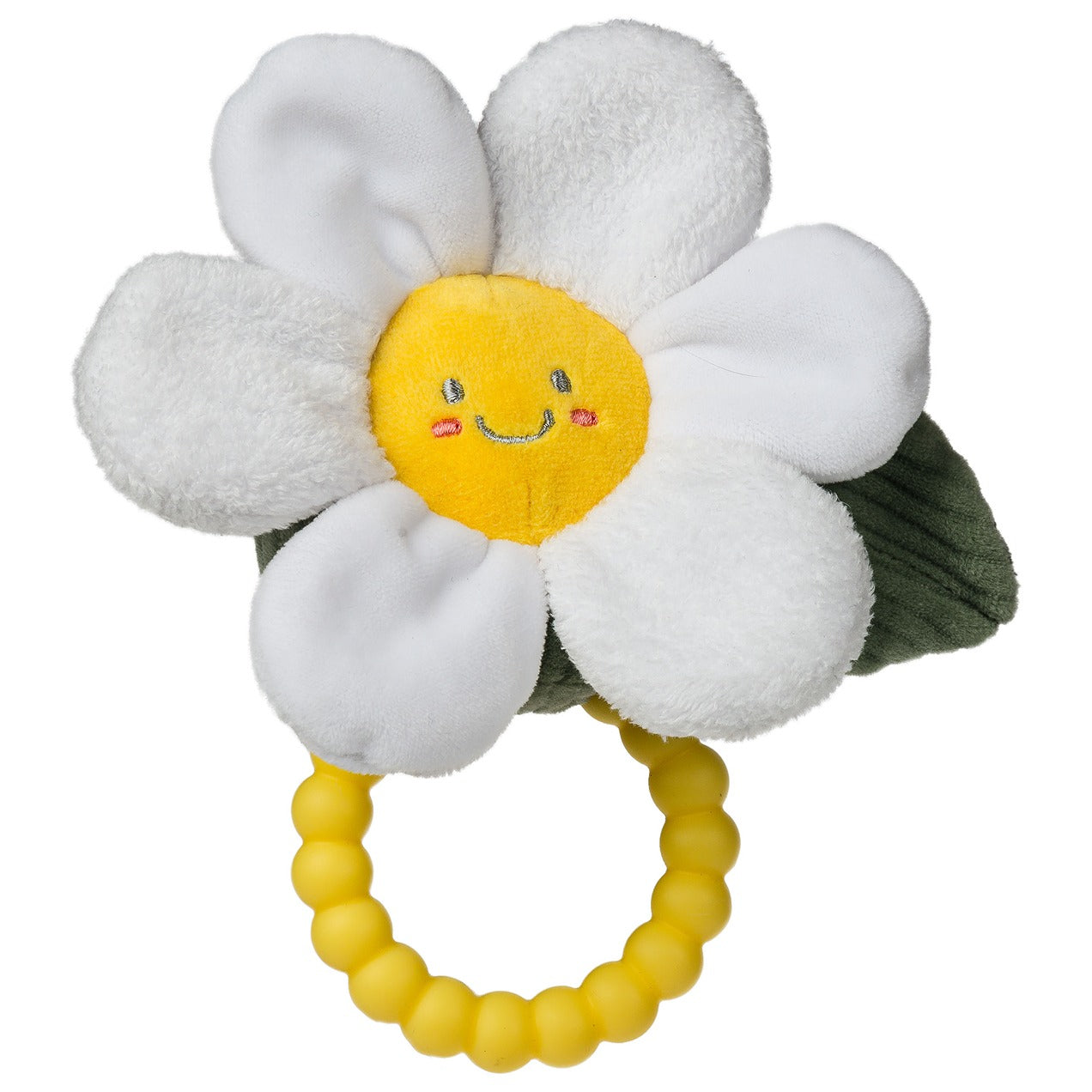 Sweet Soothie Daisy Teether Rattle – 6″ - Twinkle Twinkle Little One