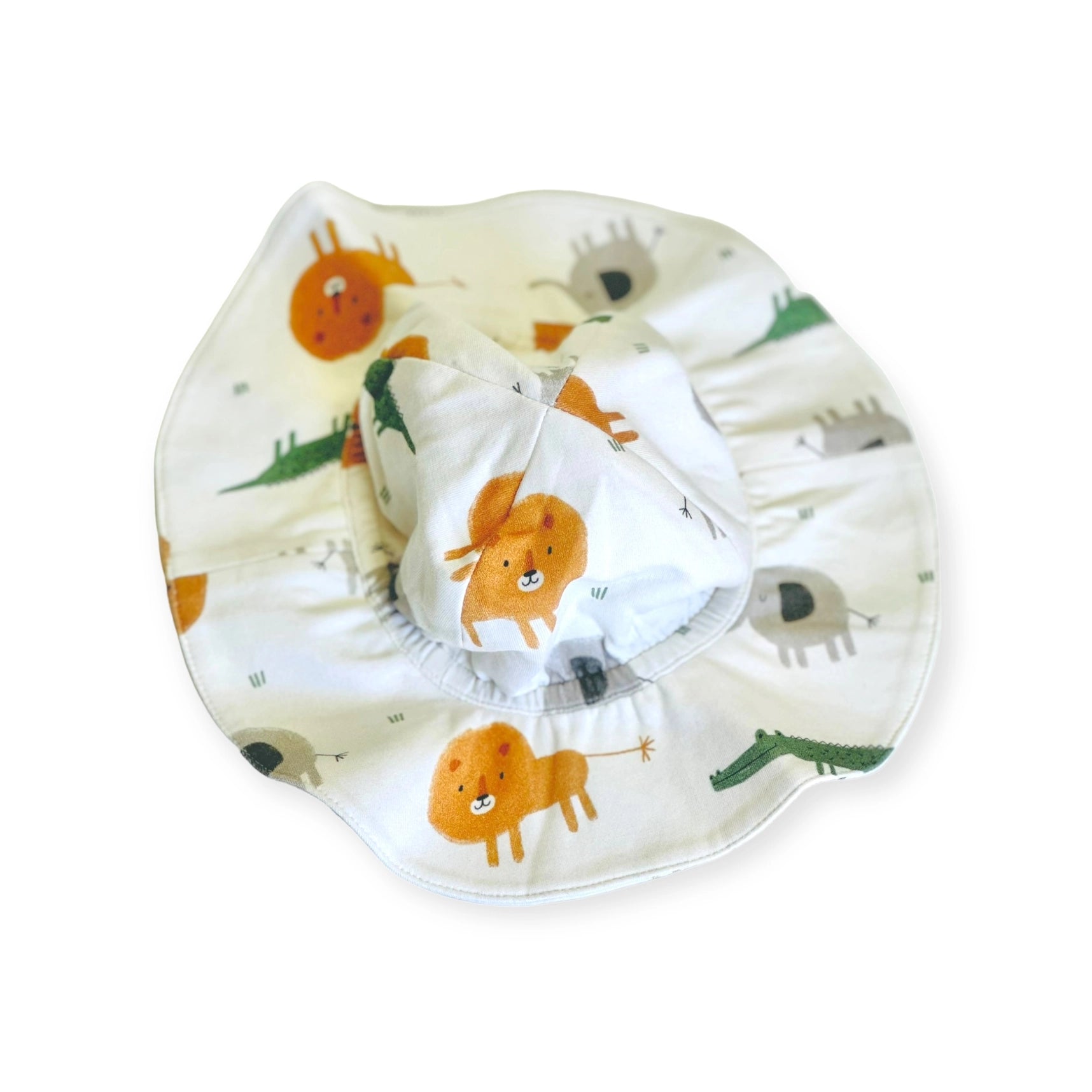 Savannah Round Baby Organic Jersey Sun Hat - Twinkle Twinkle Little One