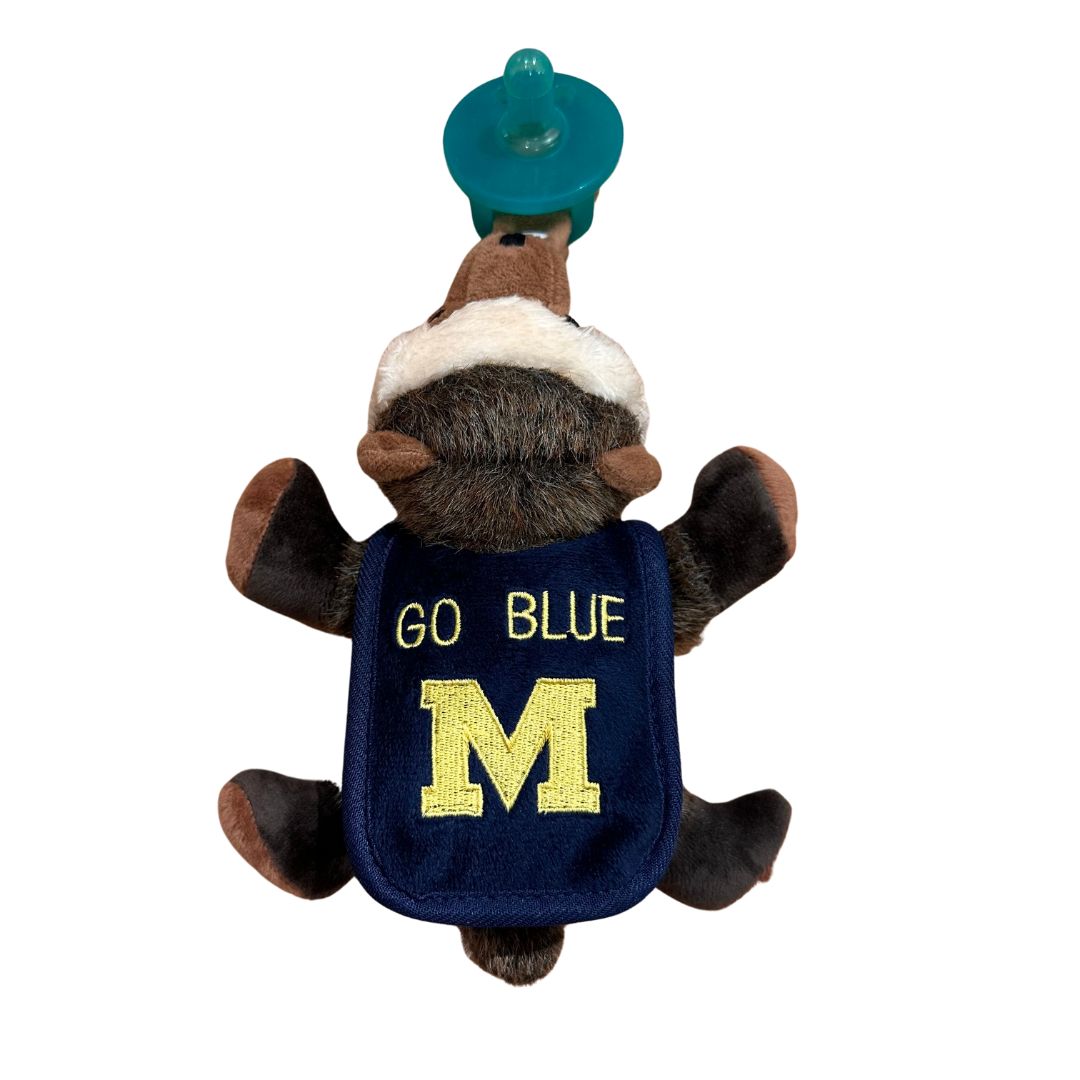 University of Michigan - Wolverine Plush Pacifier - Twinkle Twinkle Little One