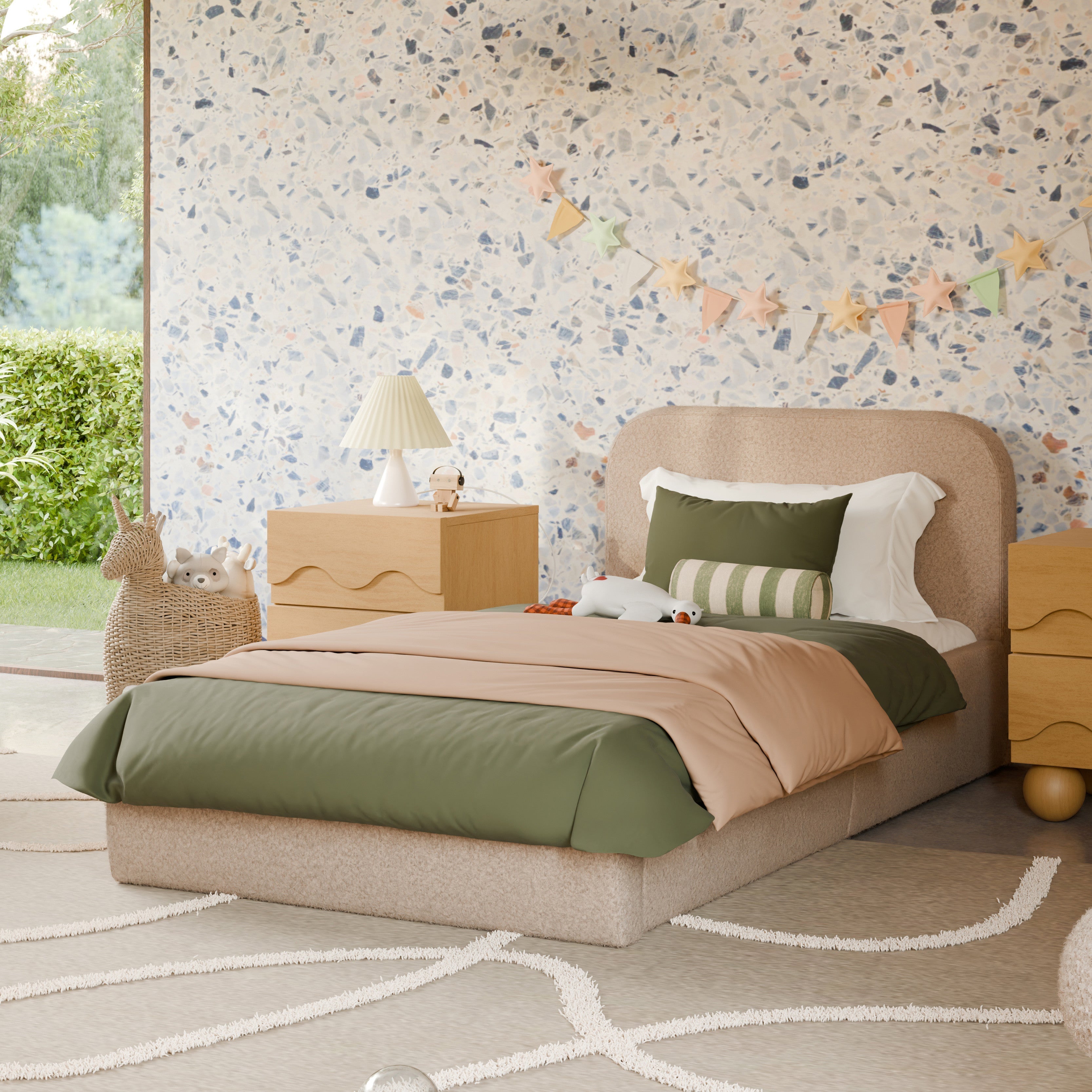 Babyletto Nara Twin Bed - Twinkle Twinkle Little One